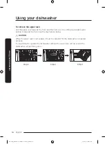 Предварительный просмотр 14 страницы Samsung DW80B7071UG/AA-00 User Manual