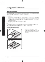 Предварительный просмотр 22 страницы Samsung DW80B7071UG/AA-00 User Manual