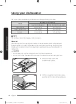 Предварительный просмотр 24 страницы Samsung DW80B7071UG/AA-00 User Manual