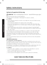 Предварительный просмотр 4 страницы Samsung DW80BB70 Series Installation Manual