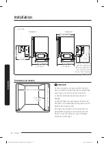 Предварительный просмотр 52 страницы Samsung DW80BB70 Series Installation Manual