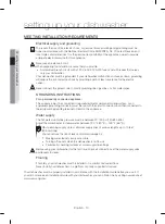 Предварительный просмотр 10 страницы Samsung DW80CG40 Series User Manual