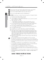 Предварительный просмотр 4 страницы Samsung DW80CG4021SR User Manual