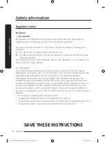 Предварительный просмотр 8 страницы Samsung DW80CG545 Series User Manual