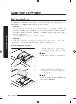 Предварительный просмотр 24 страницы Samsung DW80CG545 Series User Manual