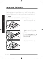 Предварительный просмотр 26 страницы Samsung DW80CG545 Series User Manual