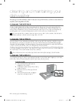 Предварительный просмотр 20 страницы Samsung DW80F600UT User Manual