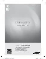 Samsung DW80F600UTB User Manual preview