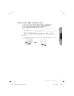 Предварительный просмотр 21 страницы Samsung DW80F800 Series Installation Manual