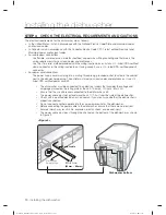 Предварительный просмотр 10 страницы Samsung DW80H99 Series Installation Manual