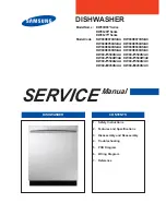 Samsung DW80H99 Series Service Manual preview