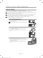 Предварительный просмотр 20 страницы Samsung DW80H993 Series User Manual