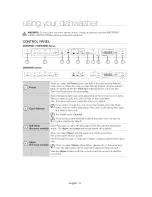 Предварительный просмотр 8 страницы Samsung DW80H995 Series User Manual