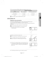 Предварительный просмотр 21 страницы Samsung DW80H995 Series User Manual