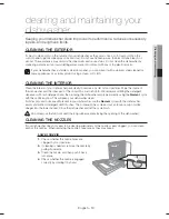 Предварительный просмотр 19 страницы Samsung DW80J3020 Series User Manual