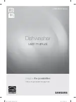 Samsung DW80J3020UW User Manual предпросмотр