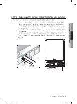 Предварительный просмотр 9 страницы Samsung DW80K2021 Series Installation Manual