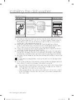 Предварительный просмотр 18 страницы Samsung DW80K2021 Series Installation Manual