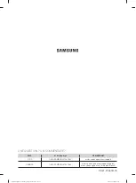 Предварительный просмотр 48 страницы Samsung DW80K2021 Series Installation Manual