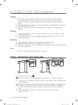 Предварительный просмотр 12 страницы Samsung DW80K5050 Series Installation Manual