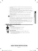 Предварительный просмотр 5 страницы Samsung DW80K5050U User Manual