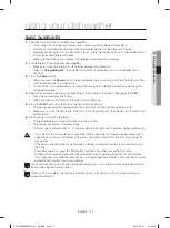 Предварительный просмотр 11 страницы Samsung DW80K5050U User Manual