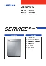 Samsung DW80K5050US Service Manual preview