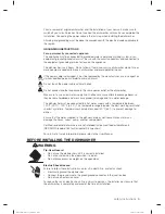 Preview for 3 page of Samsung DW80M9* Series Installation Manual