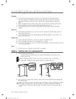 Preview for 12 page of Samsung DW80M9* Series Installation Manual