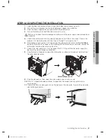 Предварительный просмотр 21 страницы Samsung DW80M9* Series Installation Manual