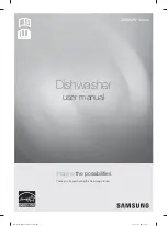 Samsung DW80M9* Series User Manual предпросмотр