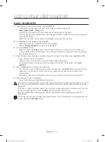 Preview for 14 page of Samsung DW80M9* Series User Manual