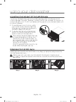 Предварительный просмотр 20 страницы Samsung DW80M9* Series User Manual