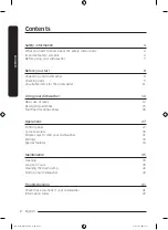 Preview for 2 page of Samsung DW80R706 Series User Manual