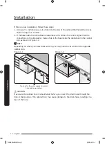 Предварительный просмотр 10 страницы Samsung DW80R9950 Series Installation Manual