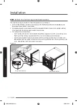 Предварительный просмотр 14 страницы Samsung DW80R9950 Series Installation Manual