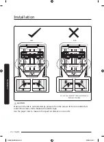 Предварительный просмотр 26 страницы Samsung DW80R9950 Series Installation Manual