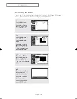 Preview for 38 page of Samsung DynaFlat TX R2678WH Owner'S Instructions Manual