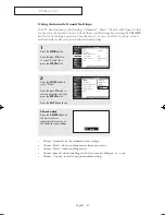 Preview for 41 page of Samsung DynaFlat TX R2678WH Owner'S Instructions Manual