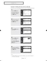 Preview for 44 page of Samsung DynaFlat TX R2678WH Owner'S Instructions Manual