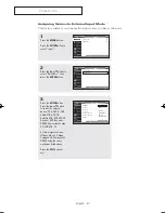 Preview for 47 page of Samsung DynaFlat TX R2678WH Owner'S Instructions Manual