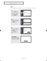 Preview for 54 page of Samsung DynaFlat TX R2678WH Owner'S Instructions Manual