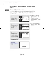 Preview for 55 page of Samsung DynaFlat TX R2678WH Owner'S Instructions Manual