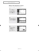 Preview for 67 page of Samsung DynaFlat TX R2678WH Owner'S Instructions Manual