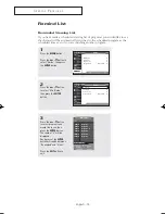 Preview for 74 page of Samsung DynaFlat TX R2678WH Owner'S Instructions Manual