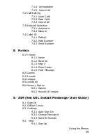 Preview for 62 page of Samsung E105 - SGH Cell Phone User Manual