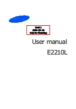 Preview for 1 page of Samsung E2210L User Manual