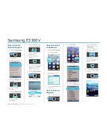 Preview for 2 page of Samsung E3300V Quick Start Manual