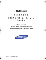 Предварительный просмотр 2 страницы Samsung E335 - SGH Cell Phone Manual Del Usuario