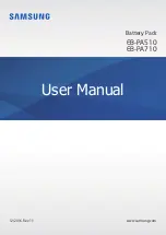 Preview for 1 page of Samsung EB-PA510 User Manual